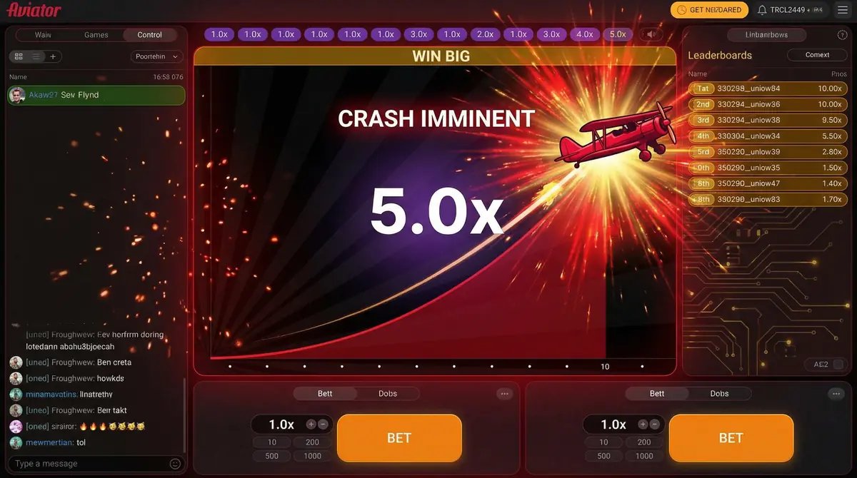 Gameplay de Aviator en Bonos Casino Online México